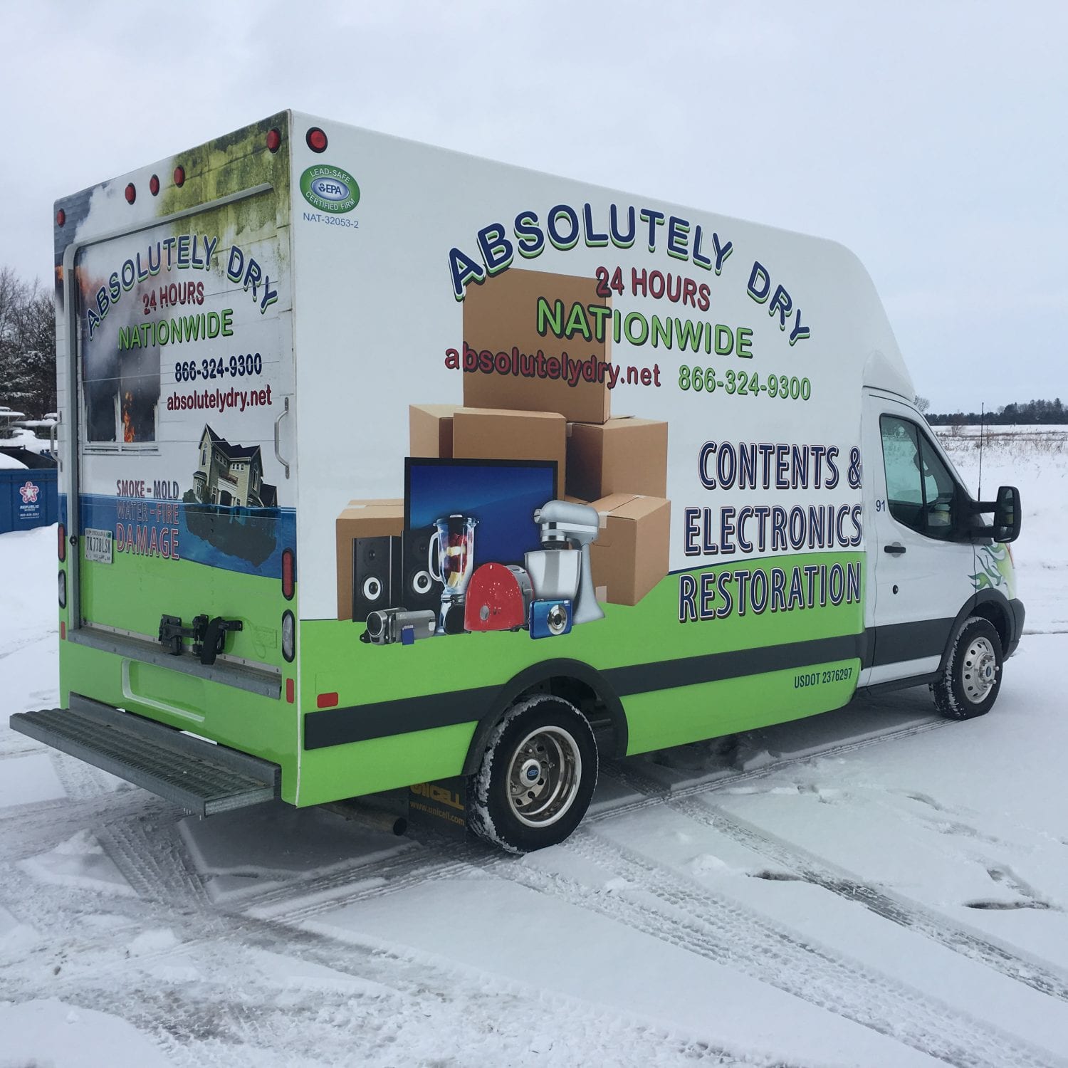 New Absolutely Dry Truck on the Road Absolutely Dry, LLC